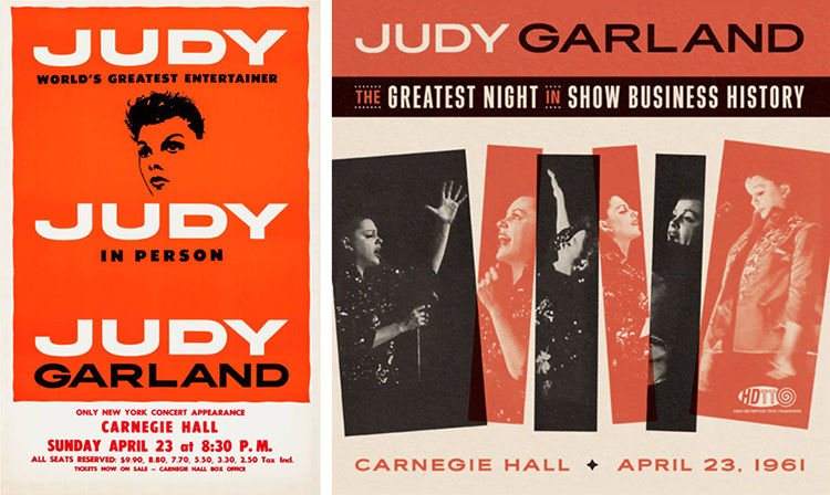 Judy Garland 1961 LP and poster