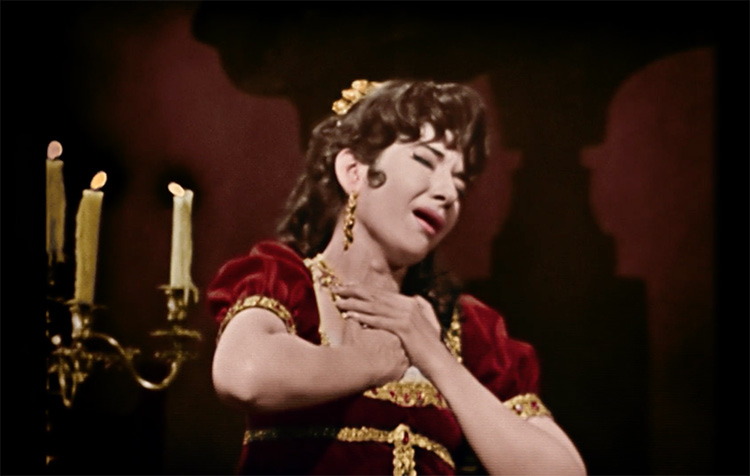 Callas in Puccini’s “Tosca”