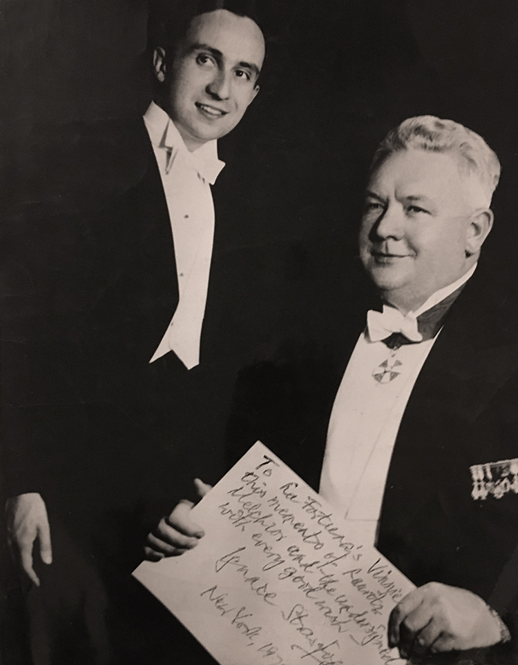 Ignace Strasfogel and Lauritz Melchior